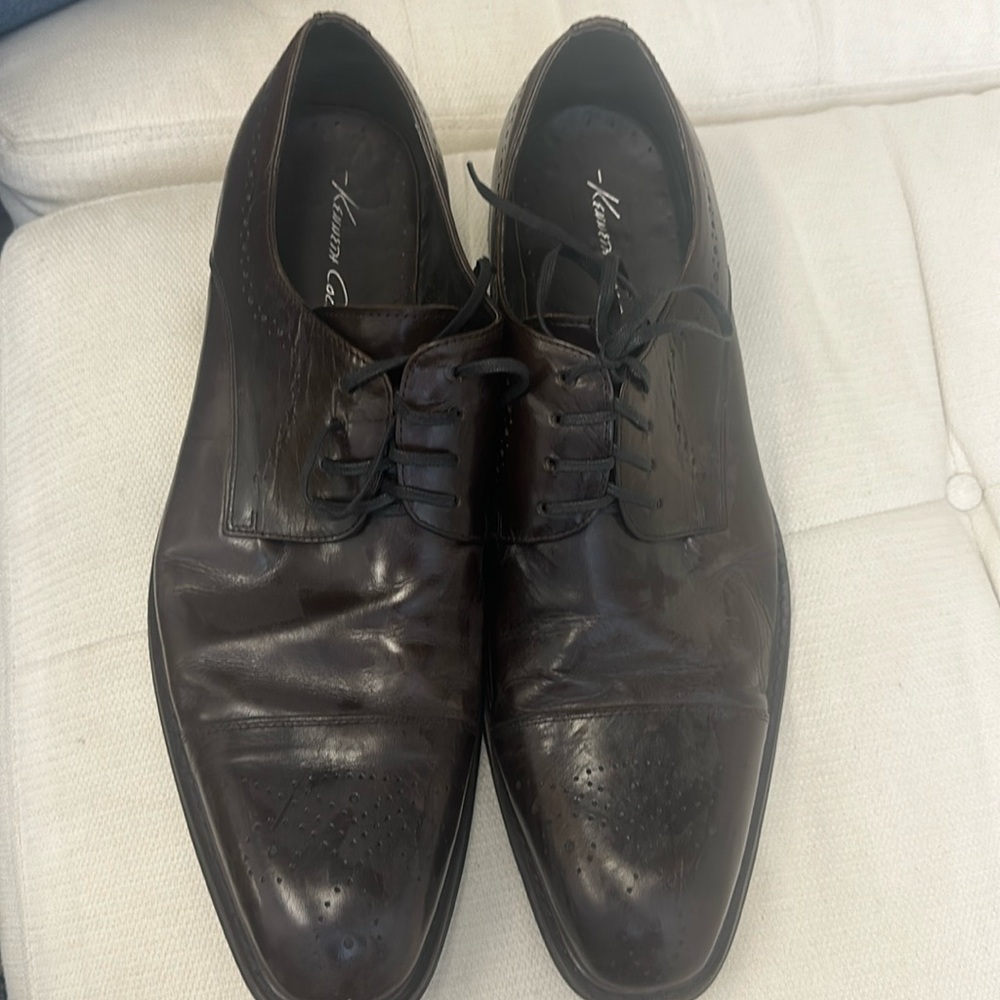 Kenneth Cole Men’s Cognac Oxford Laceups